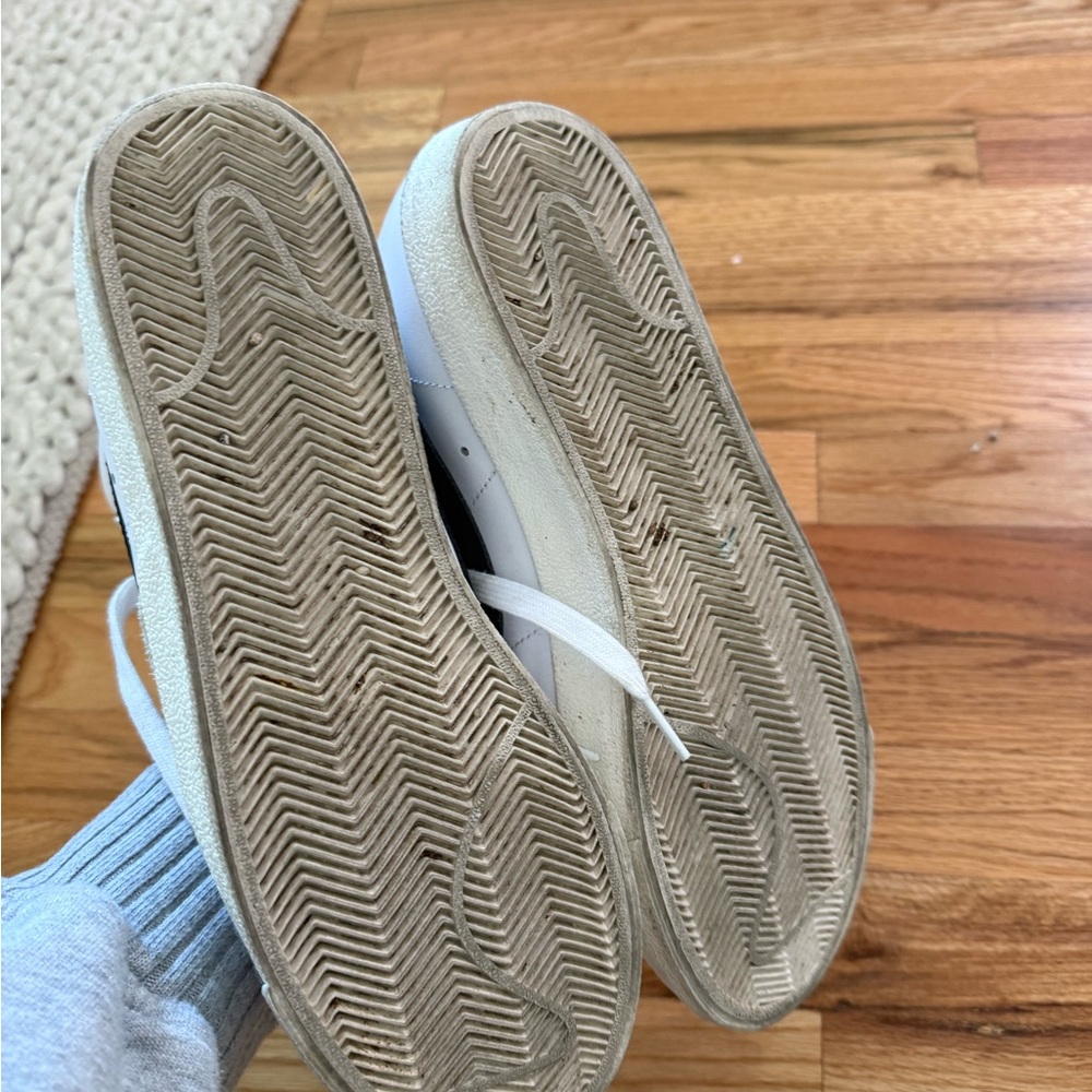 Nike White and Black High-Top Sneakers - Picture 4 of 4